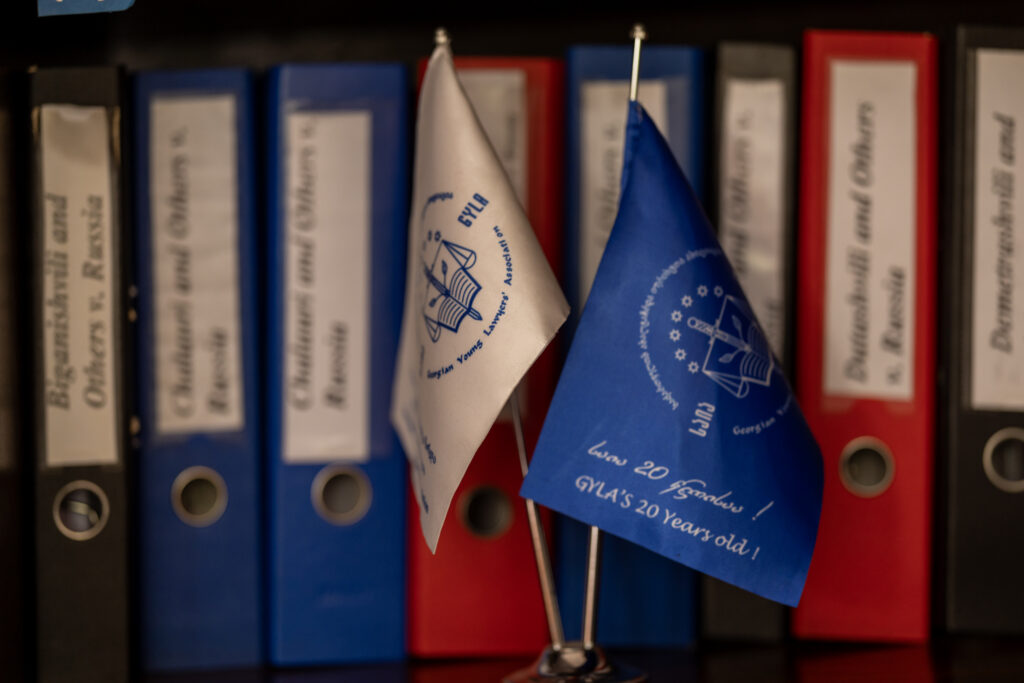 Flags in GYLA office