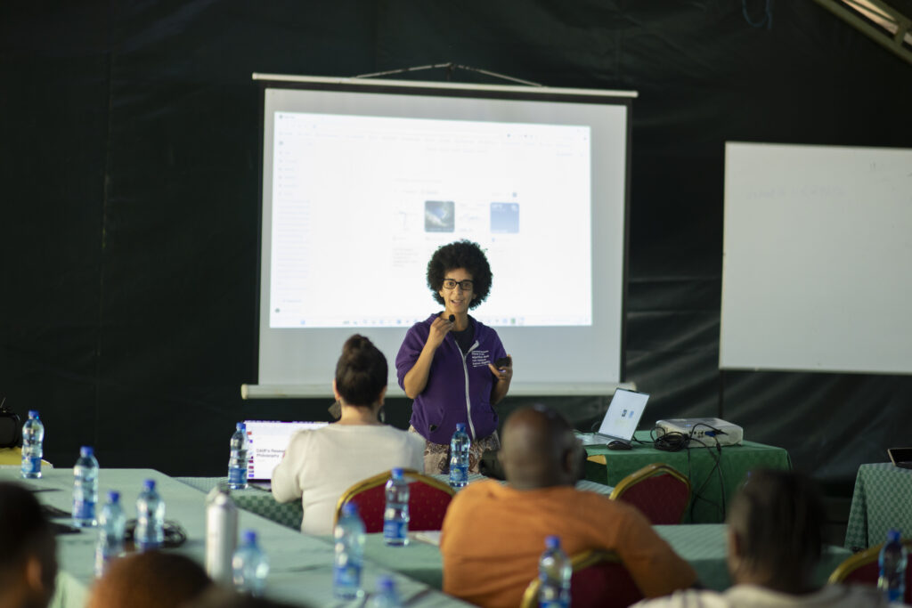 2026 Right Livelihood Laureate Timnit Gebru public speaking at seminar